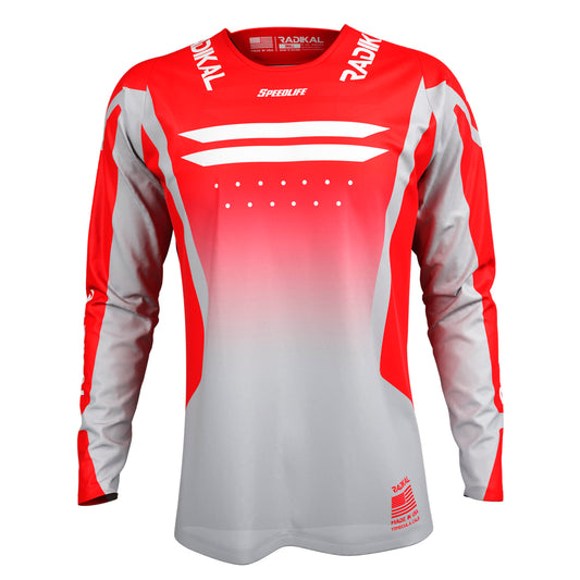 FACTORY COLLECTION RED GREY JERSEY