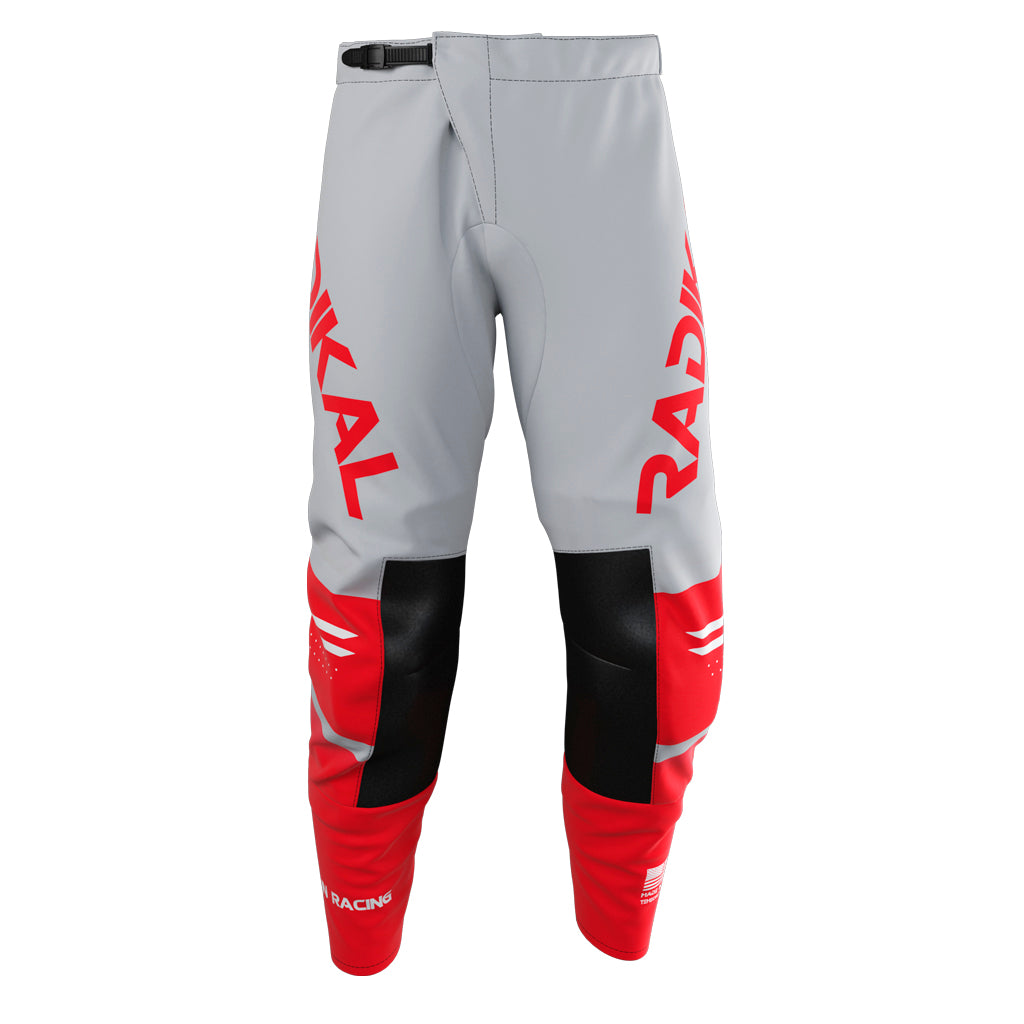 FACTORY COLLECTION RED GREY PANTS